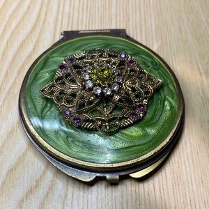 Vintage Luxury Compact Foldable Pocket Mirror